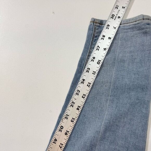 Hudson Jeans Womens 29 Krista Super Skinny Distressed Light Wash - Picture 5 of 10